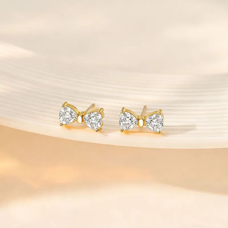 Cute little bow studs