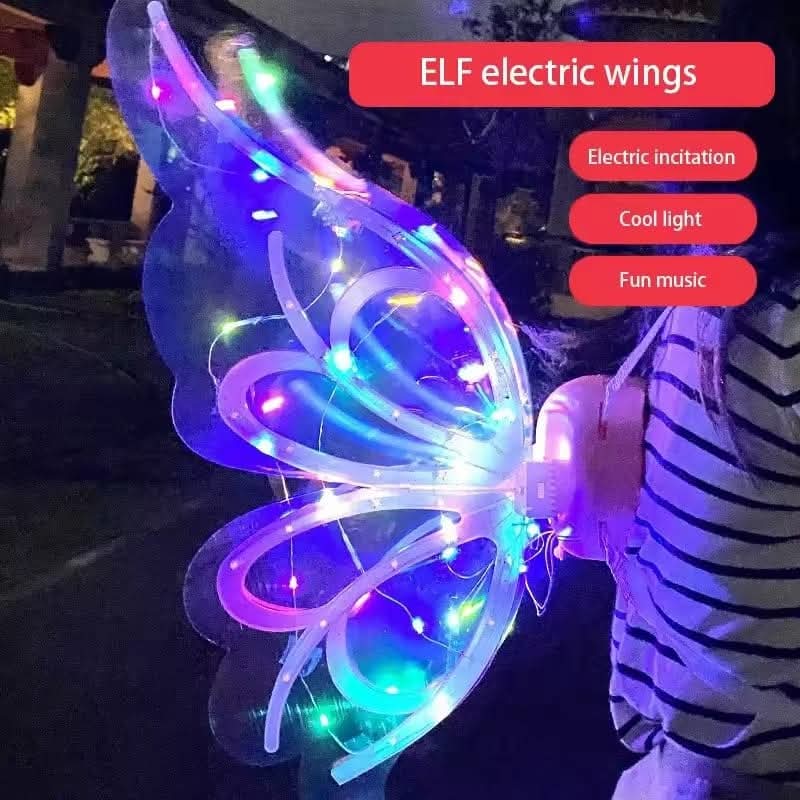 Electric Battery-Operated Musical Butterfly with Moving Wings