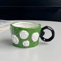 Super Classy Floral Ceramic Mug – Large Size Pinterest-Style Coffee Cup