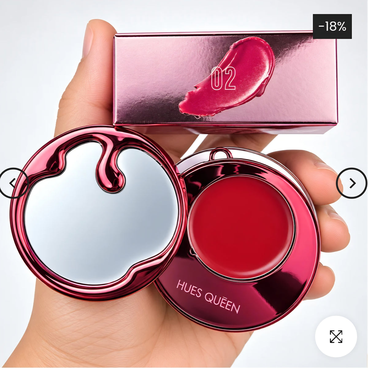 Build in pop sockt mirror velvety textured lip color
