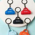 Duffel bag gym keychain
