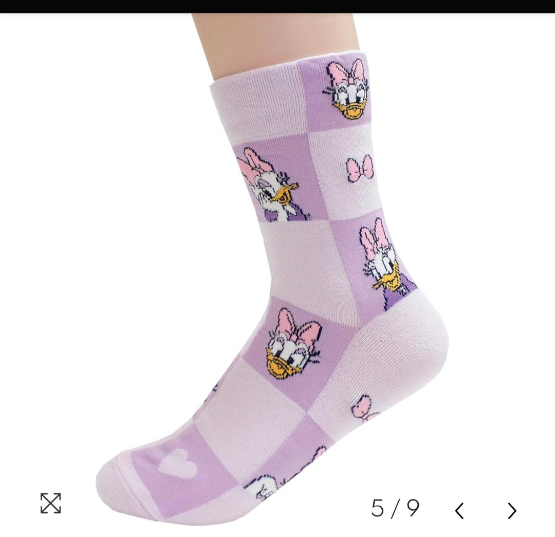 Disney theme socks set of 5