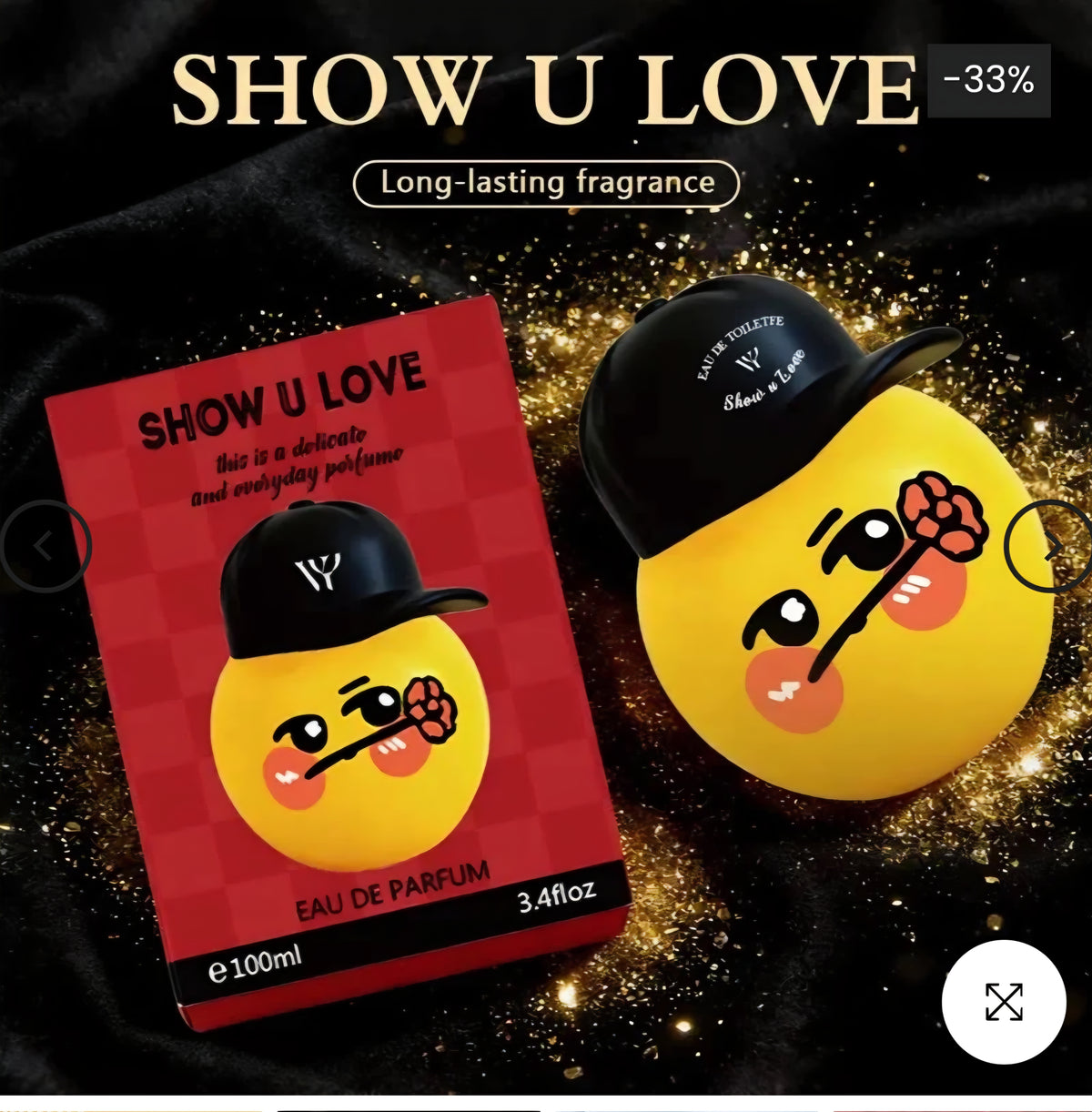 Cute kids emoji perfume